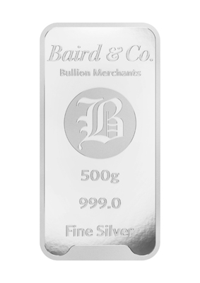 500g Silver Minted Bar